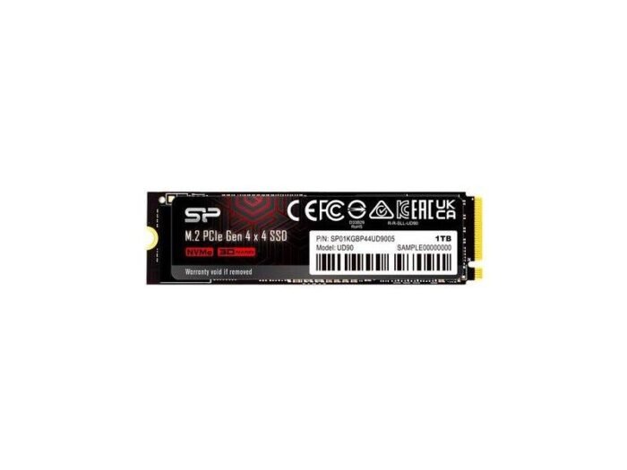 SSD Silicon Power UD90, M.2-2280, PCIe Gen 4x4, NVMe, 1TB - Image 1