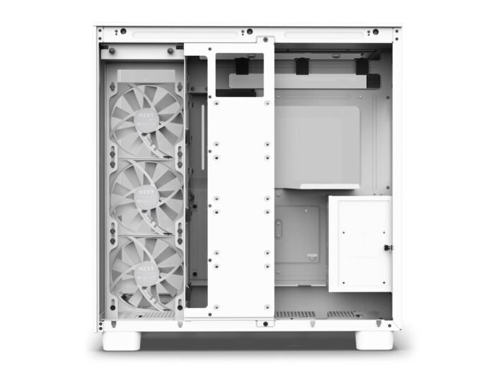 Кутия NZXT H9 Flow Matte White - Image 10