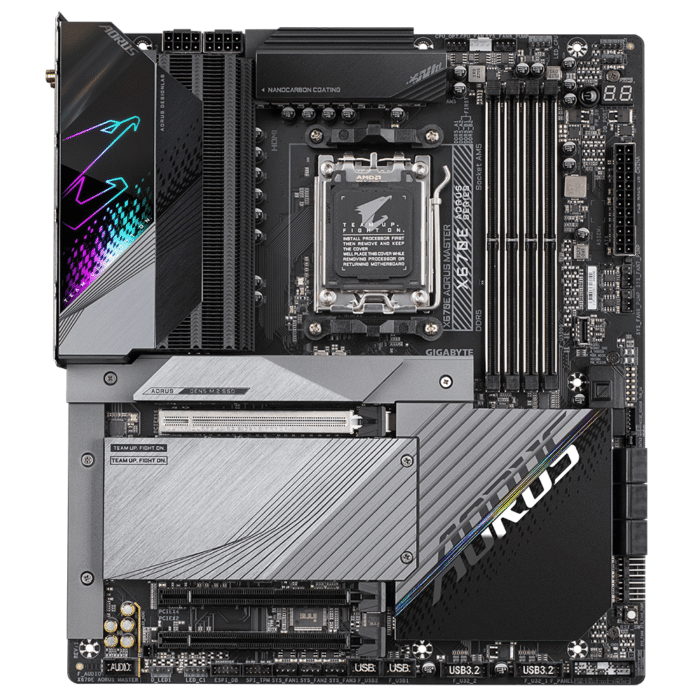 Дънна платка GIGABYTE X670E AORUS Master Socket AM5 - Image 1