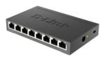 Суич D-Link DGS-108/E, 8 портов, 10/100/1000, Gigabit, метален корпус - Image 2