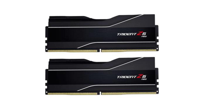Памет G.SKILL Trident Z5 Neo Black 64GB(2x32GB) DDR5 PC5-48000 6000MHz CL32 F5-6000J3238G32GX2-TZ5N - Image 1