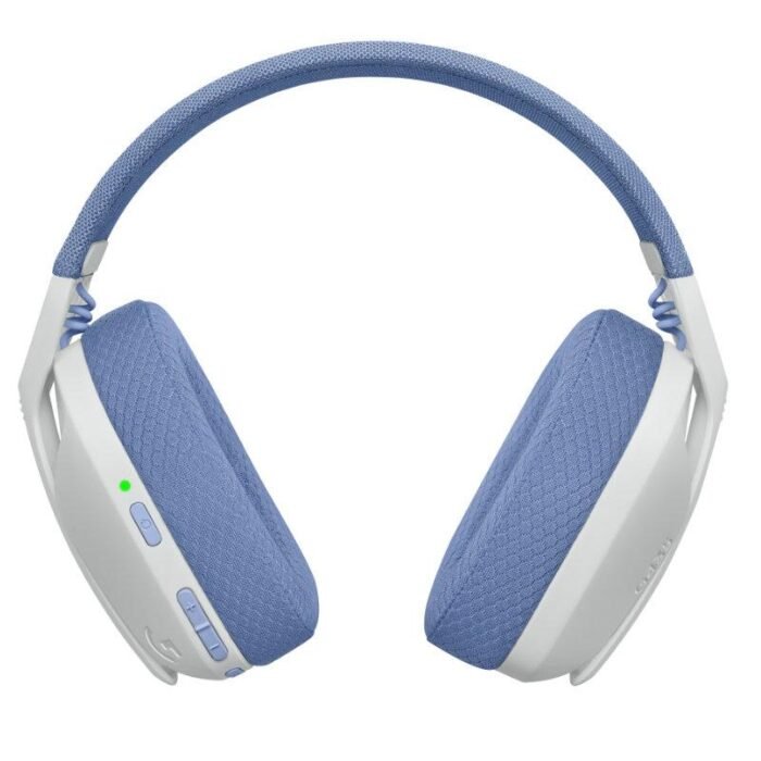 Геймърски безжични слушалки Logitech G435 Lightspeed Wireless, Микрофон, Бял - Image 4