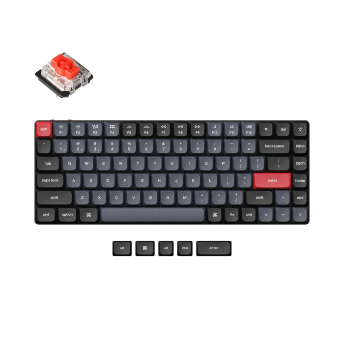 Геймърска механична клавиатура Keychron K3 Pro QMK/VIA - HS, Low Red Switch - Image 1