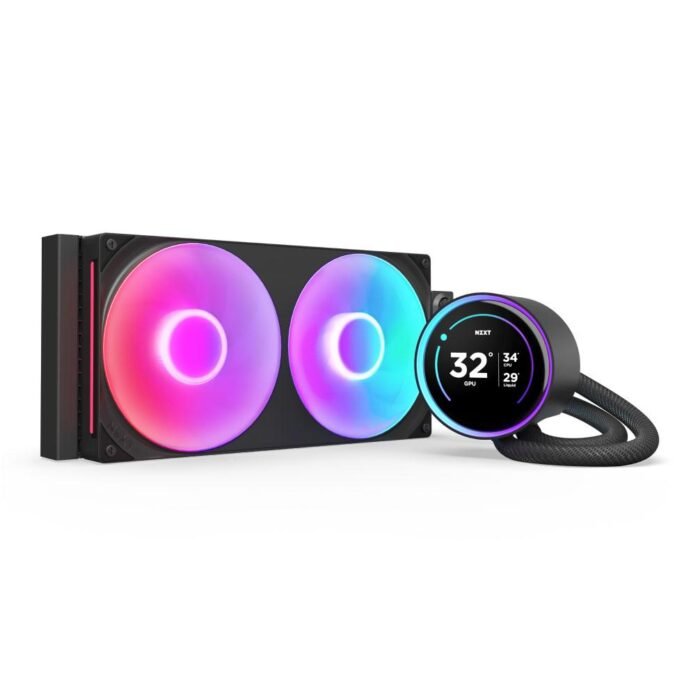 Охладител за процесор NZXT Kraken Elite 280 V2 RGB Black LCD Display - Image 1