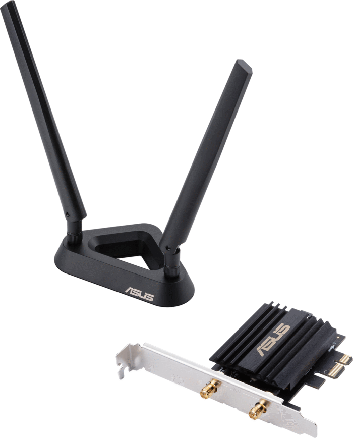 Адаптер ASUS PCE-AX58BT, AX3000 Dual Band PCI-E, WiFi 6 (802.11ax) - Image 1