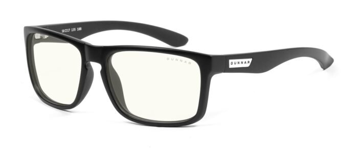 Компютърни очила GUNNAR INTERCEPT Onyx, Clear Natural, Черен - Image 1