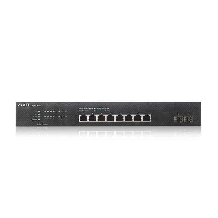 Суич ZYXEL XS1930-10, 8 портов управляем, 10Gb, 2xSFP, за монтаж в шкаф - Image 2