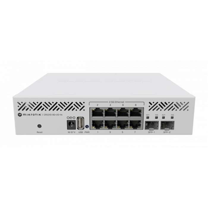 Суич MikroTik CRS310-8G-2S-IN, 8 x Gigabit Ethernet ports, 2 x SFP - Image 3