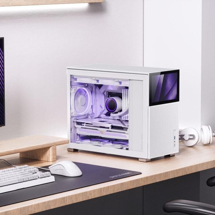 Кутия Jonsbo D31 Mesh Screen TG, mATX, Бял - Image 10