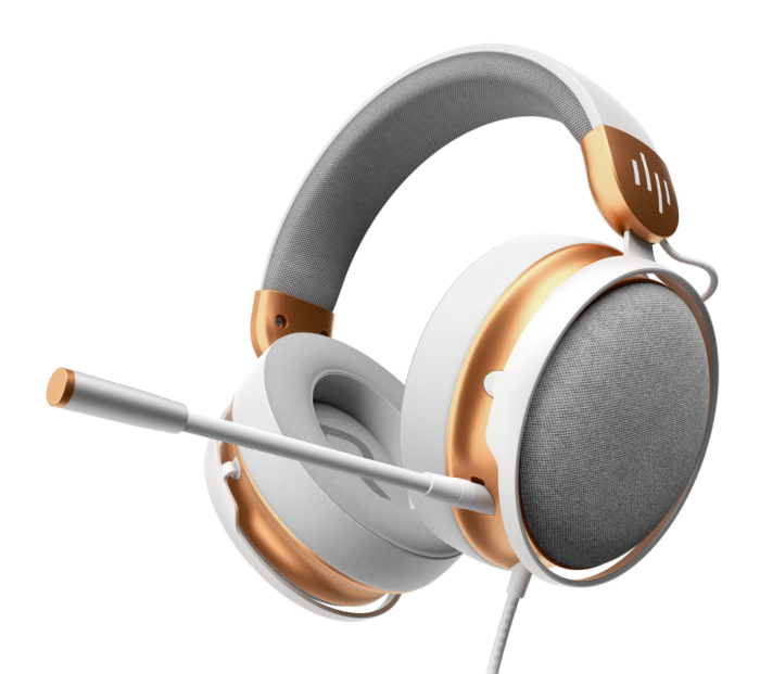 Геймърски слушалки Dark Project Sono Wired - White/Gold - Image 1