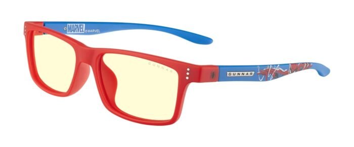 Детски компютърни очила GUNNAR Cruz Kids Large, Spider-Man Edition, Amber - Image 1