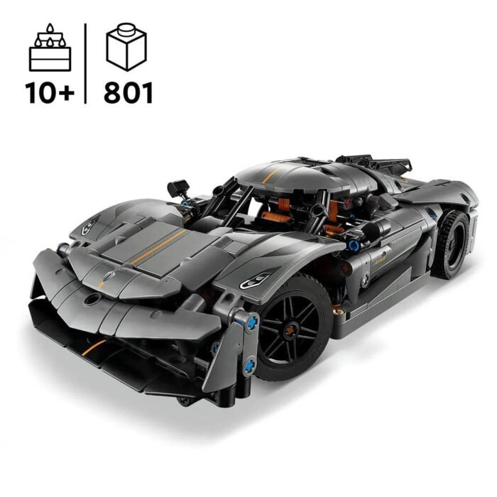 LEGO Technic - Koenigsegg Jesko Absolut Grey Hypercar, 42173 - Image 3