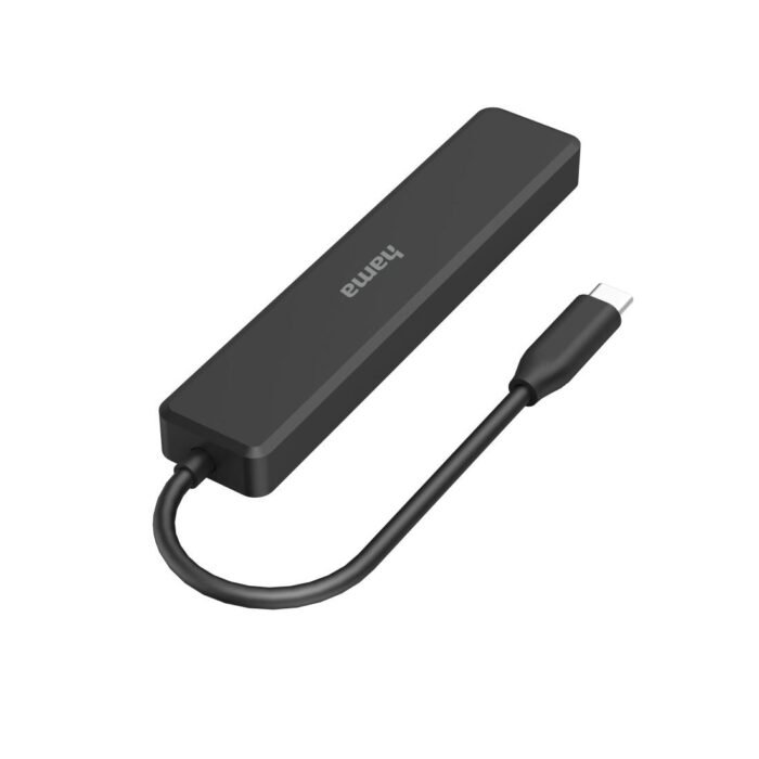USB-C, 5-портов хъб, 3х USB-A,1x USB-C, HDMI,4К, Черен - Image 1