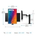 Монитор BenQ PD2706UA, 27 inch, W-LED, IPS, 3840x2160, 60Hz, HDMI, DP, USB-C PD - Image 6