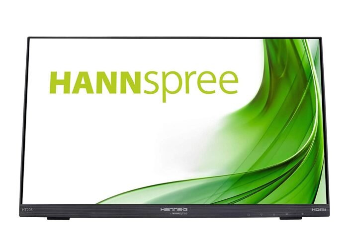 Тъч монитор HANNSPREE HT225HPB, LED, 21.5 inch, Wide, Full HD, Display Port, VGA, HDMI, Черен - Image 1