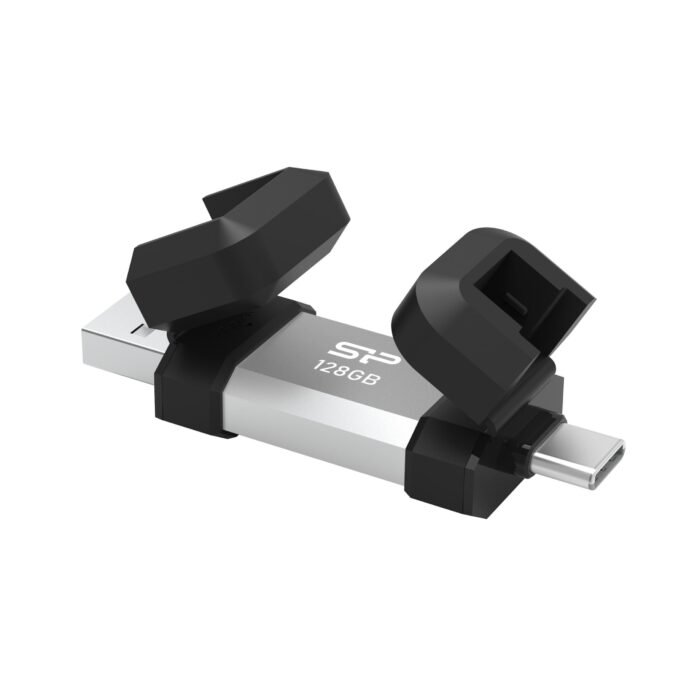 USB памет Silicon Power Mobile C51 128GB USB-A и USB Type-C (USB 3.2 Gen 1) - Image 2