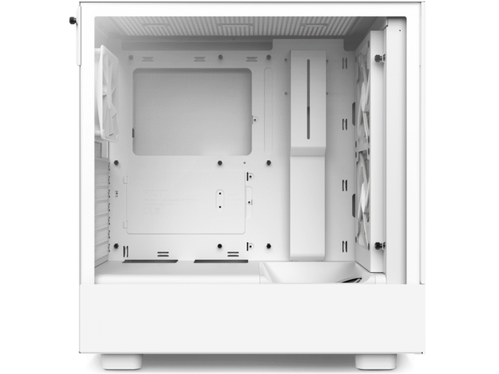 Кутия NZXT H5 Flow RGB Matte White, Mid-Tower - Image 7