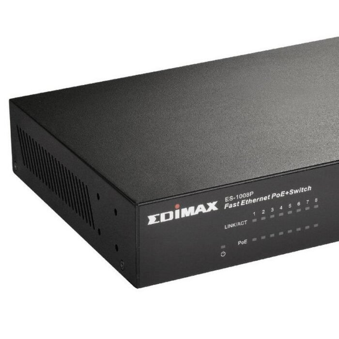 Суич EDIMAX ES-1008P, 8 PoE порта, 10/100Mbps - Image 2