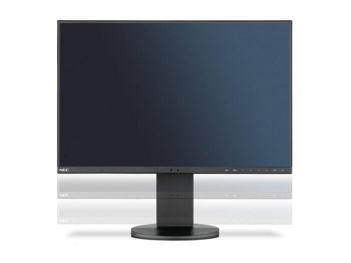 Монитор NEC MultiSync EA241WU, IPS, 24" inch, Wide, 1920x1200, DVI-I, DisplayPort, HDMI, VGA, Черен - Image 1