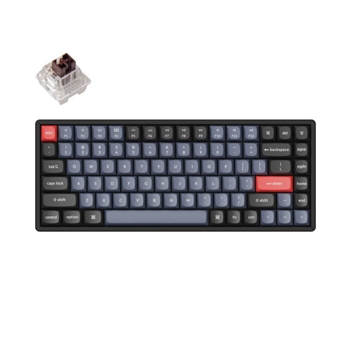Геймърска механична клавиатура Keychron K2 Pro Hot-Swappable Keychron K Pro Mechanical Brown switch, RGB Backlight Aluminium Frame - Image 1