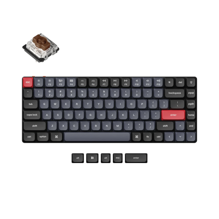 Геймърска механична клавиатура Keychron K3 Pro QMK/VIA - HS, Low Brown Switch - Image 1