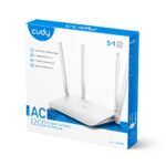 Безжичен рутер CUDY WR1300, Двубандов AC1200, 300+867 Mbps, 5x10/100/1000, Бял - Image 3