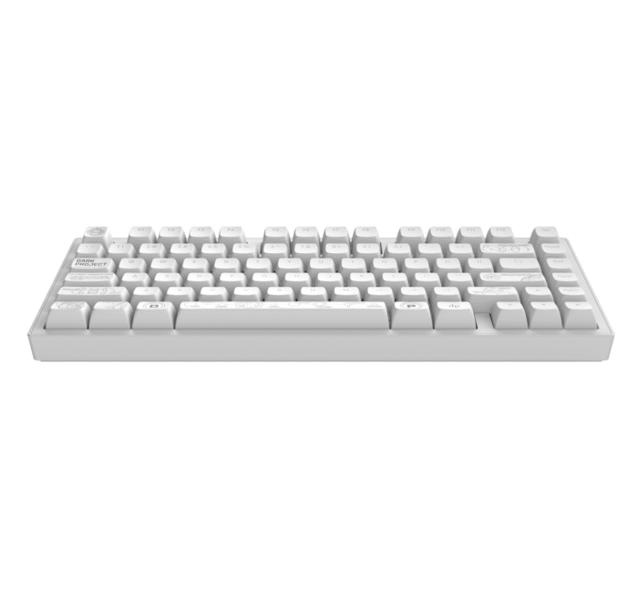 Геймърскa безжична клавиатура Dark Project ALU81A Terra Nova White RGB - Image 2