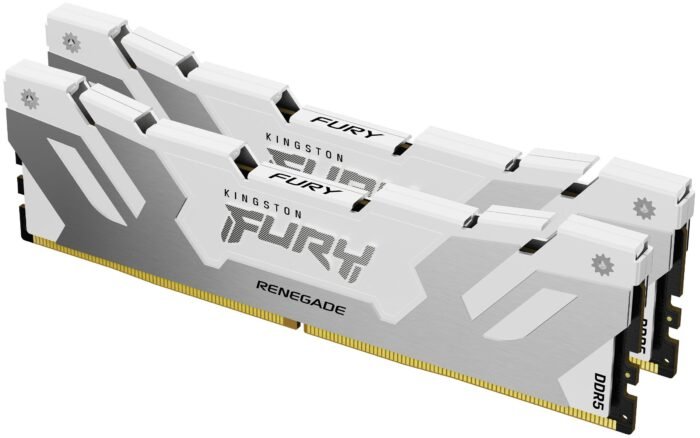 Памет Kingston Fury Renegade White 32GB(2x16GB) DDR5 7200MHz CL38 - Image 1
