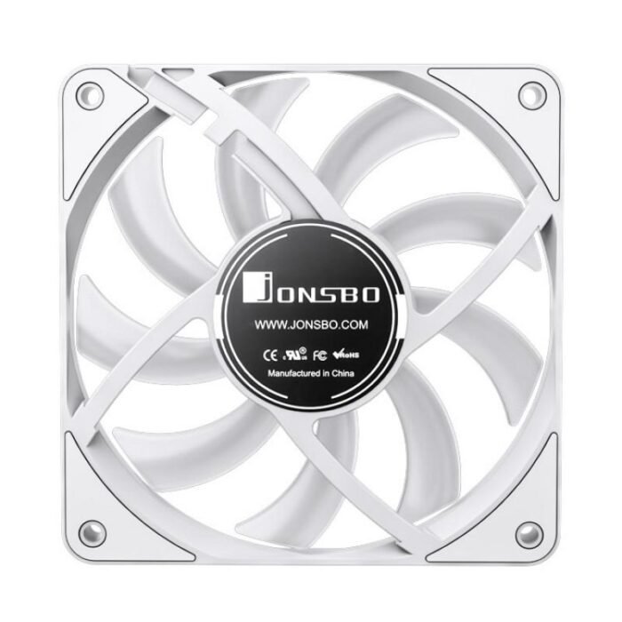 Вентилатор Jonsbo HF1215 Slim PWM, ARGB, 120x120x15, Бял - Image 6