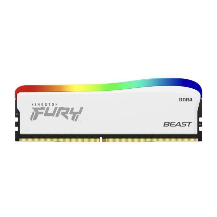 Памет Kingston FURY Beast White RGB 8GB DDR4 3600MHz KF436C17BWA/8 - Image 1