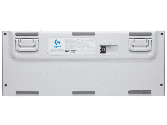 Безжична геймърска механична клавиатура Logitech, G915 TKL White Lightsync RGB, Tactile суичове - Image 6