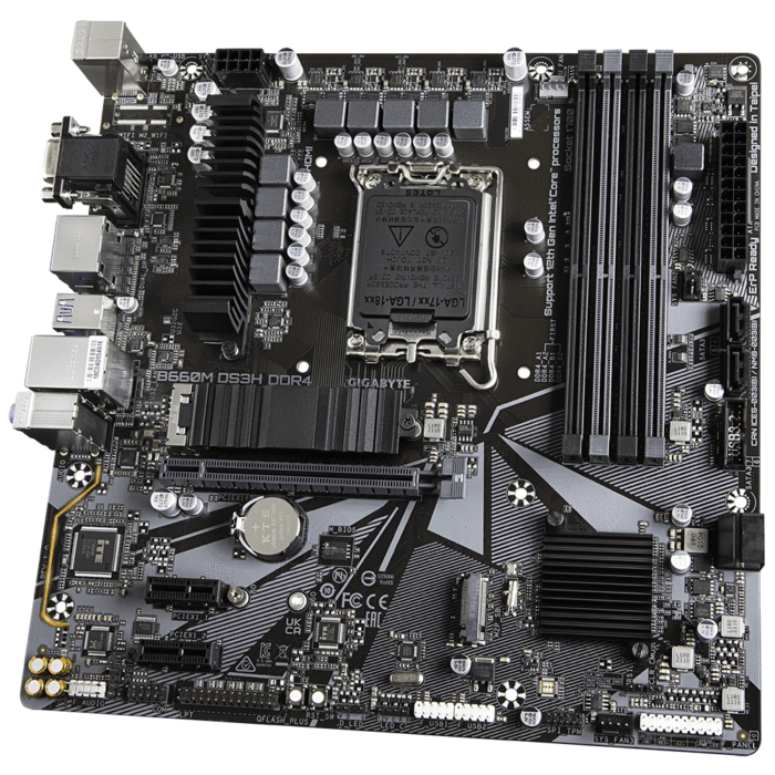Дънна платка GIGABYTE B660M DS3H, socket 1700, mATX - Image 3