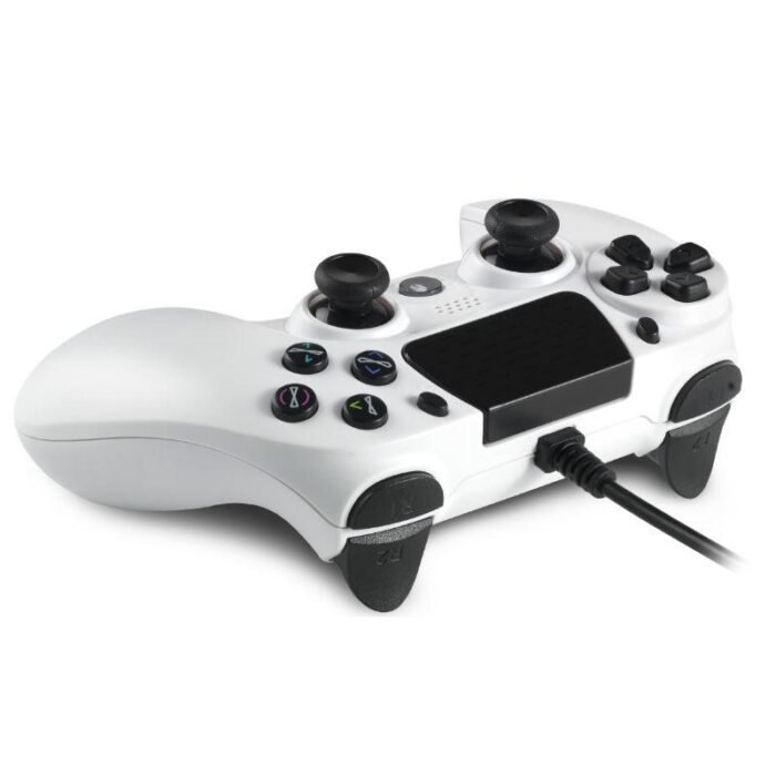 Жичен геймпад Spartan Gear Hoplite за PC и PS4, Бял - Image 1