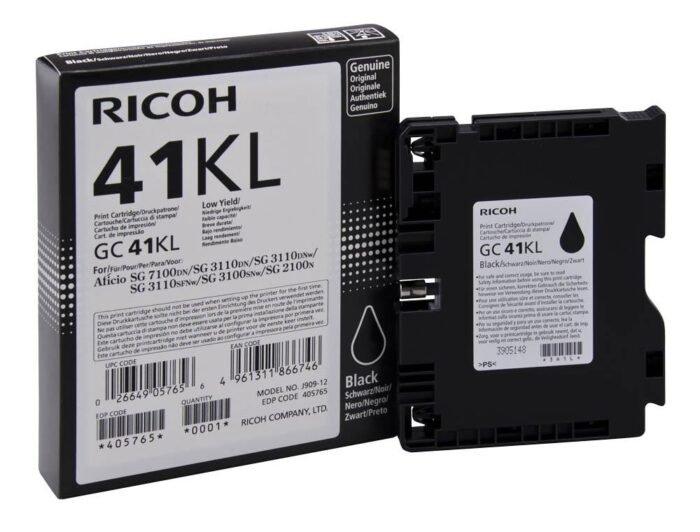 Мастило гел RICOH GC 41KL, GelJet SG 2100N/2100DN, 600 копия Черен - Image 1