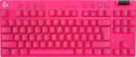 Геймърска механична клавиатура Logitech G Pro X TKL Lightspeed Tactile Switch, Magenta