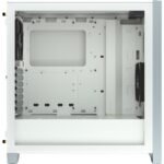 Кутия Corsair 4000D Airflow Mid Tower, Tempered Glass, Бяла - Image 3