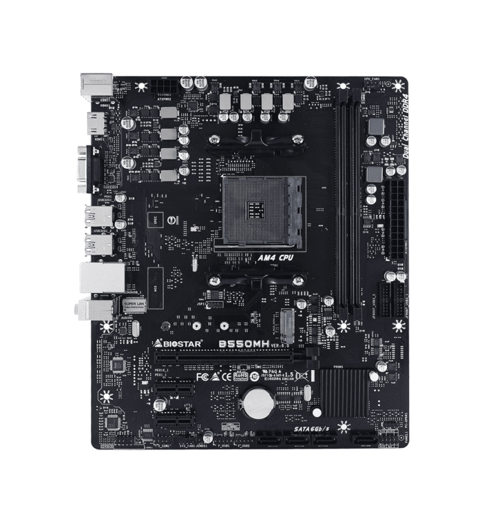 Дънна платка BIOSTAR B550MH, AMD B550, sock. AM4 - Image 1