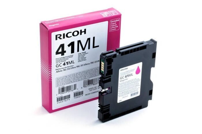 Мастило гел RICOH GC 41ML, GelJet SG 2100N/2100DN, 600 копия,Magenta - Image 1