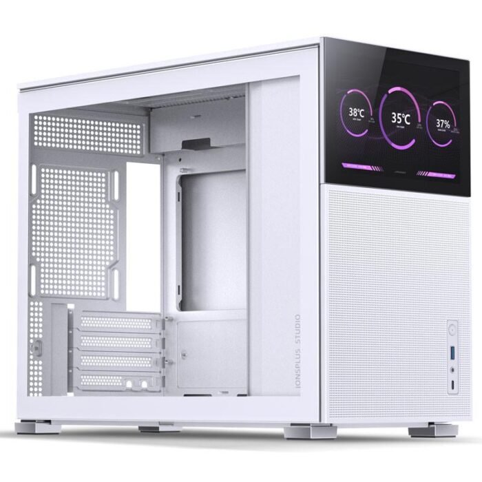 Кутия Jonsbo D31 Mesh Screen TG, mATX, Бял - Image 1