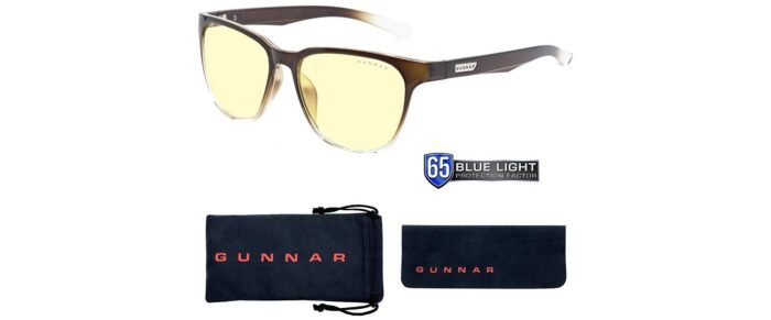 Геймърски очила GUNNAR Berkeley Latte Fade, Amber, Кафяв - Image 4