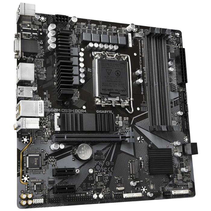 Дънна платка GIGABYTE B660M DS3H, socket 1700, mATX - Image 2