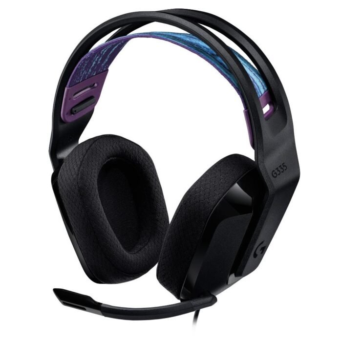 Геймърски слушалки Logitech G335, Микрофон, Черни - Image 1