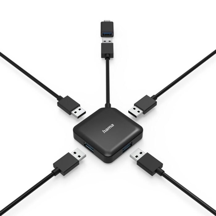 USB-А хъб, 4-портов, HAMA-200116 - Image 3