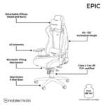 Геймърски стол noblechairs EPIC, Black Edition - Image 6