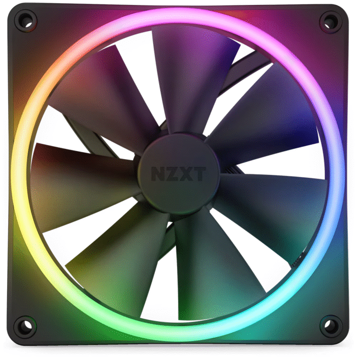 Вентилатор NZXT F140 RGB Duo, Черен - Image 1