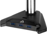 Стойка за 2 монитора за бюро ARCTIC Z2 Pro Gen 3, Регулируема, до 34"/29", 15 кг, 4 x USB3.0, Черна - Image 2