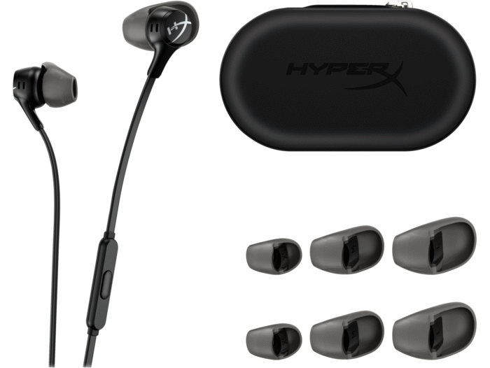 Геймърски слушалки тапи с микрофон HyperX Cloud Earbuds II Black - Image 5