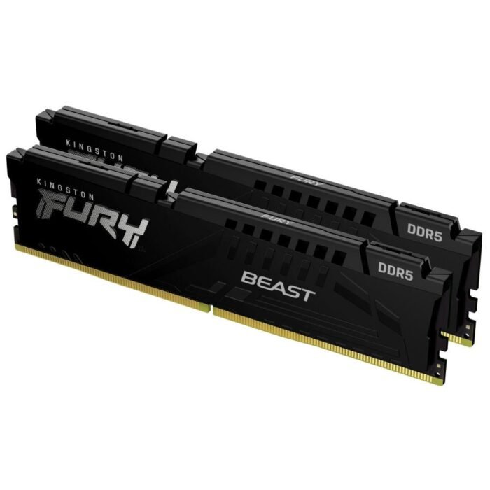 Памет Kingston FURY, Beast Black, 32GB(2x16GB), DDR5, 5200MHz, KF552C40BBK2-32 - Image 1