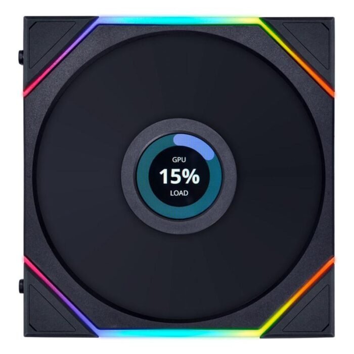 Вентилатор Lian Li UNI FAN TL Reverse LCD 140mm - Black - Image 1
