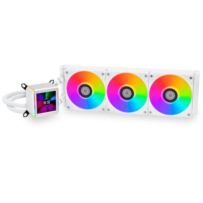 Охладител за процесор Lian Li GALAHAD II LCD 360 ARGB - White - Image 1